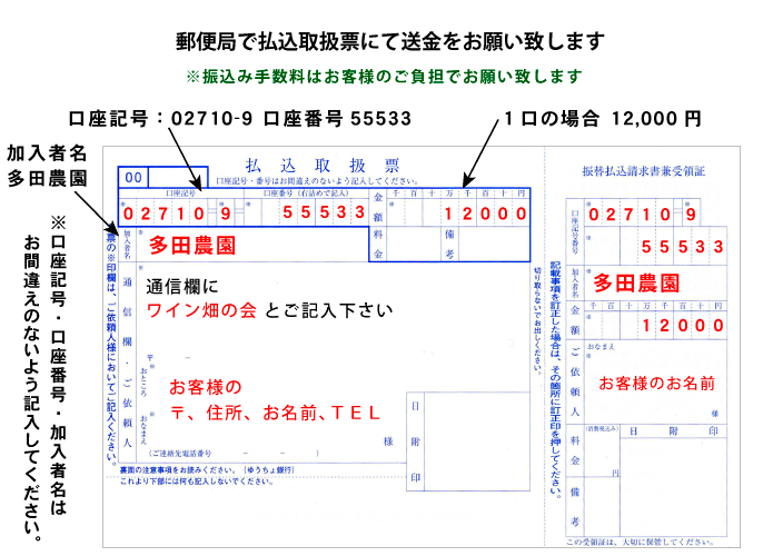 申し込み